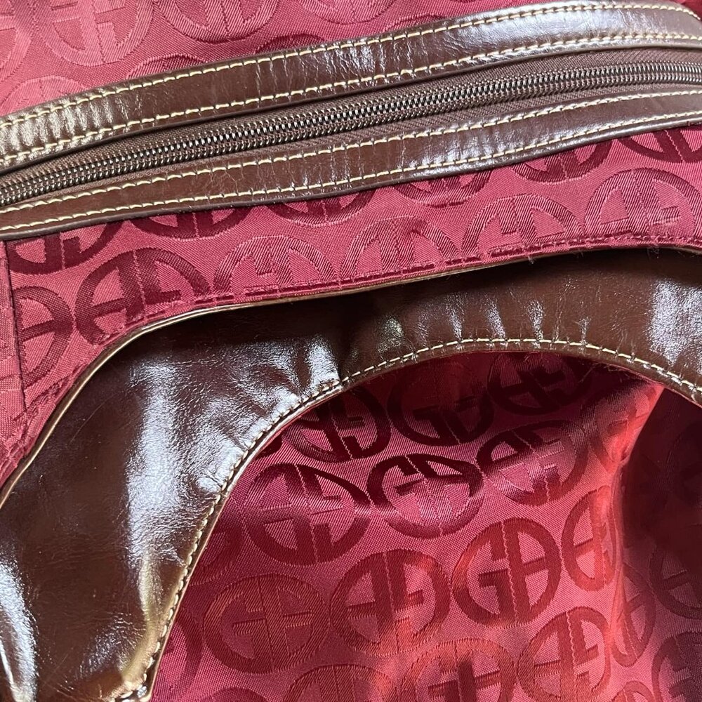 Giani Bernini Burgundy Jacquard Vintage Slouchy Shoulder Bag Witchy WhimsyFairy - Picture 6 of 16